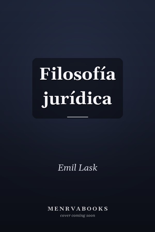 Filosofía jurídica
