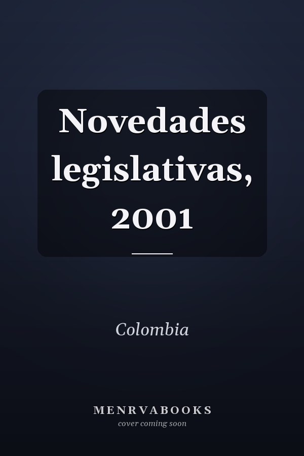Novedades legislativas, 2001