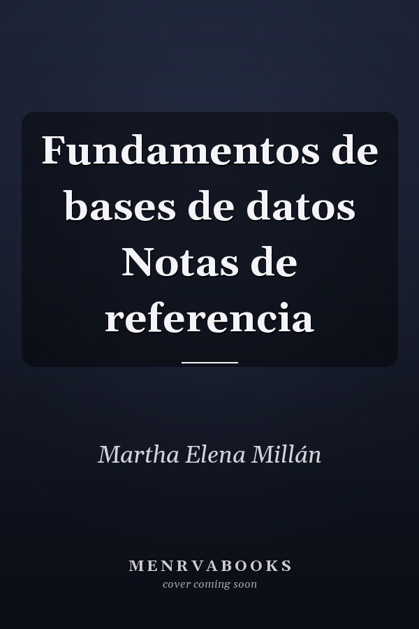 Fundamentos de bases de datos Notas de referencia