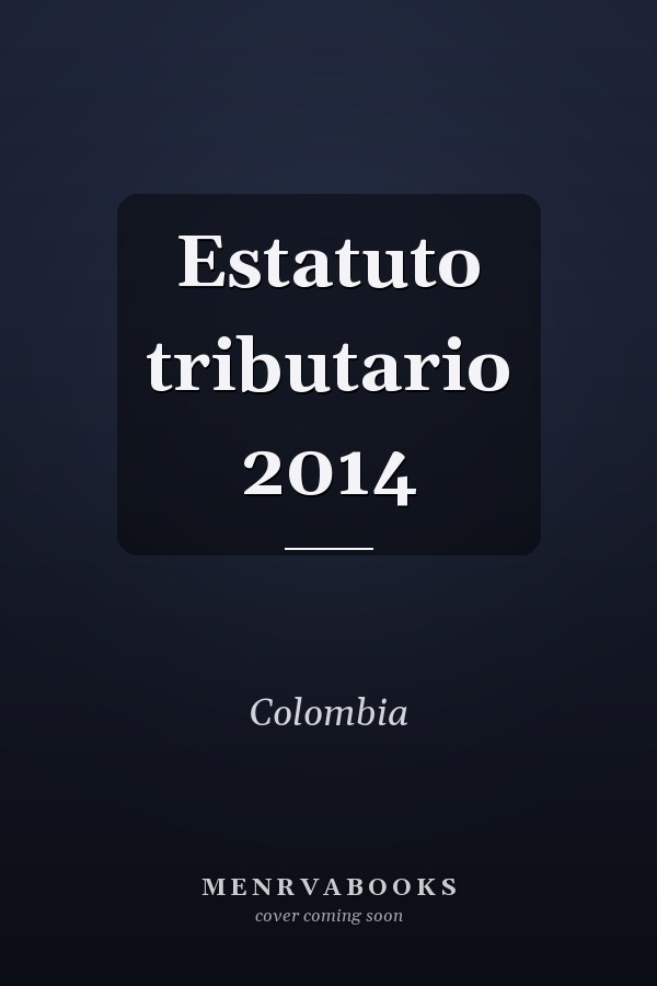 Estatuto tributario 2014