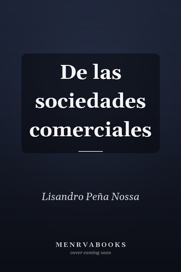 De las sociedades comerciales