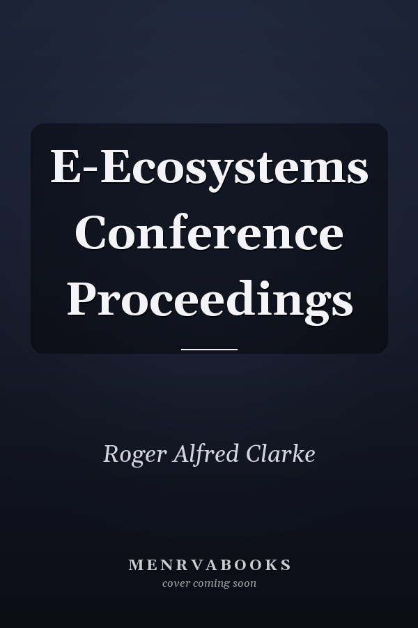 E-Ecosystems Conference Proceedings