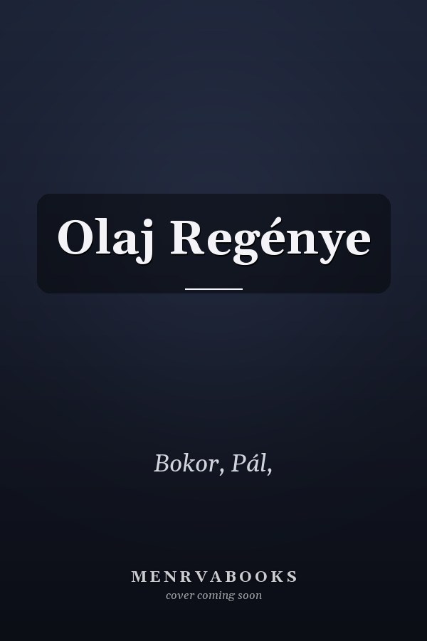 Olaj Regénye