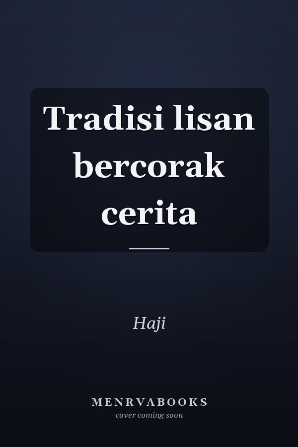Tradisi lisan bercorak cerita