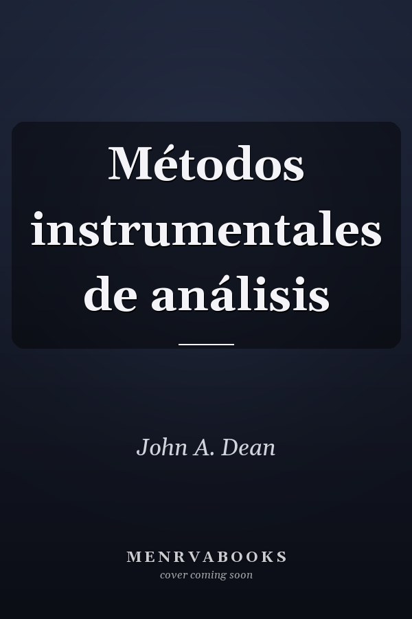 Métodos instrumentales de análisis
