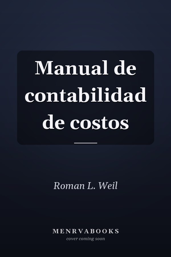 Manual de contabilidad de costos