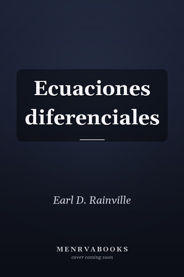 Ecuaciones diferenciales