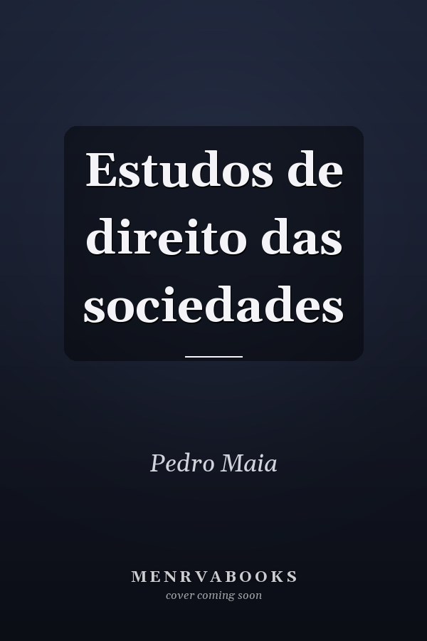 Estudos de direito das sociedades