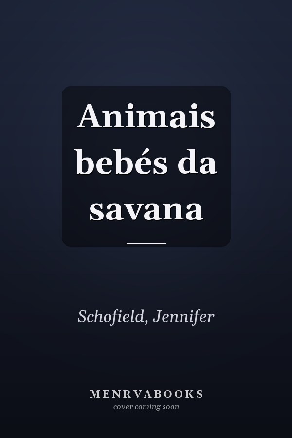 Animais bebés da savana