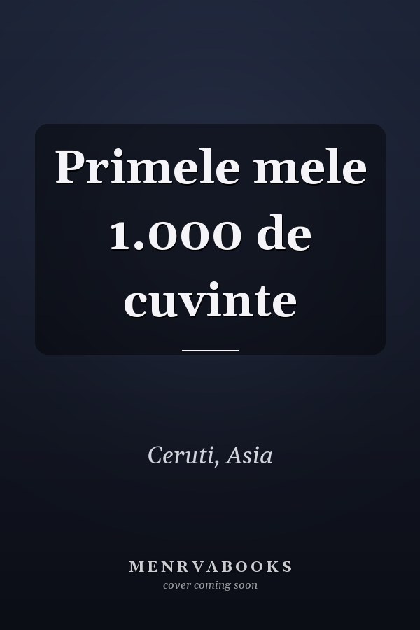 Primele mele 1.000 de cuvinte