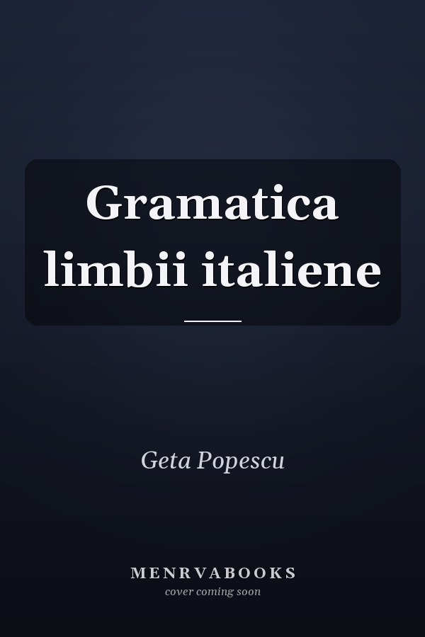 Gramatica limbii italiene
