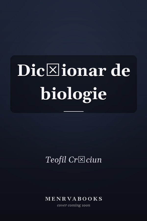 Dicţionar de biologie