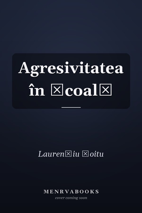 Agresivitatea în școală