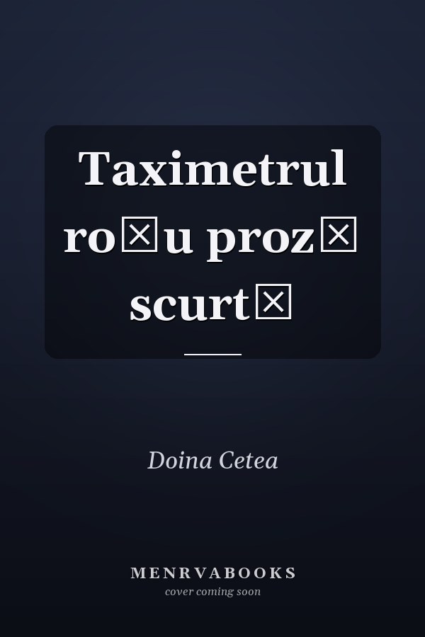 Taximetrul roșu proză scurtă