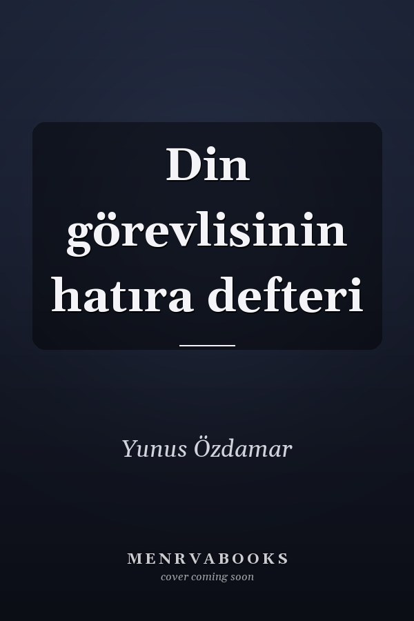 Din görevlisinin hatıra defteri