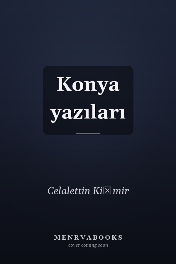 Konya yazıları