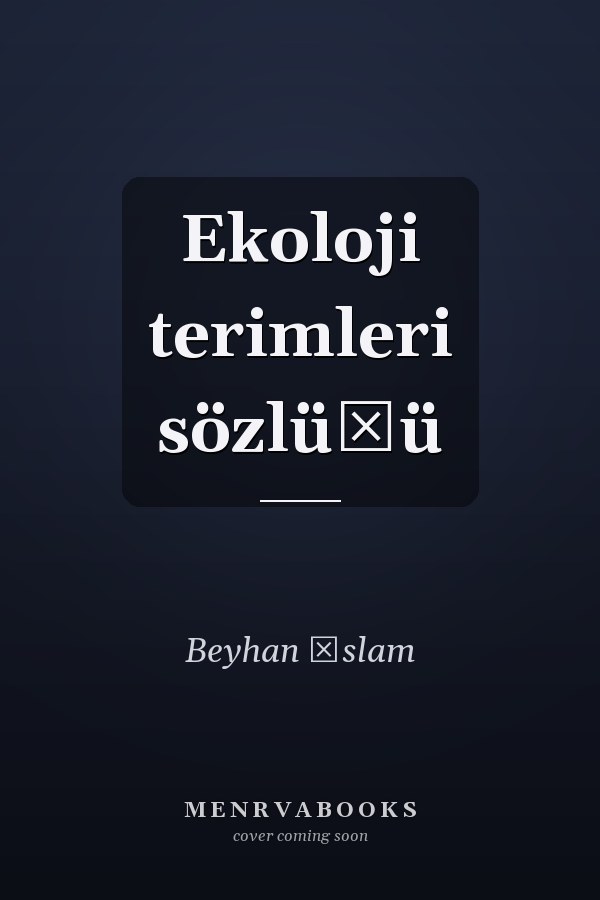 Ekoloji terimleri sözlüğü