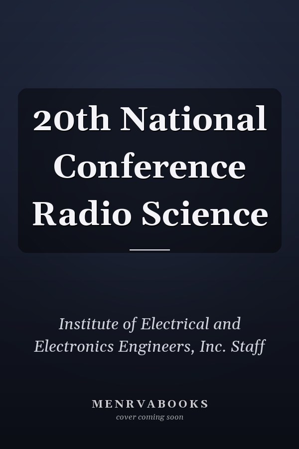 20th National Conference Radio Science