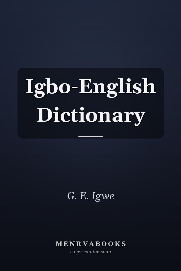 Igbo-English Dictionary