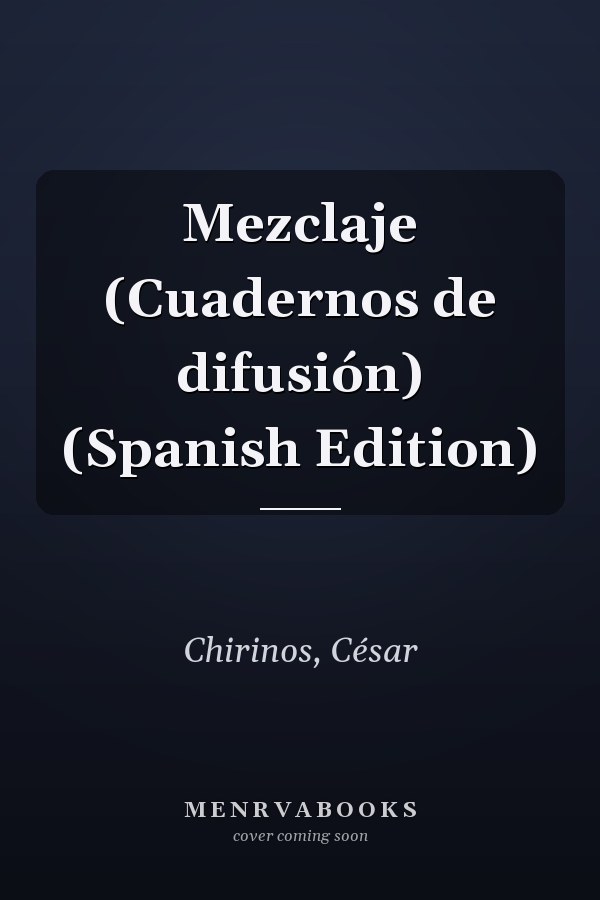 Mezclaje (Cuadernos de difusión) (Spanish Edition)