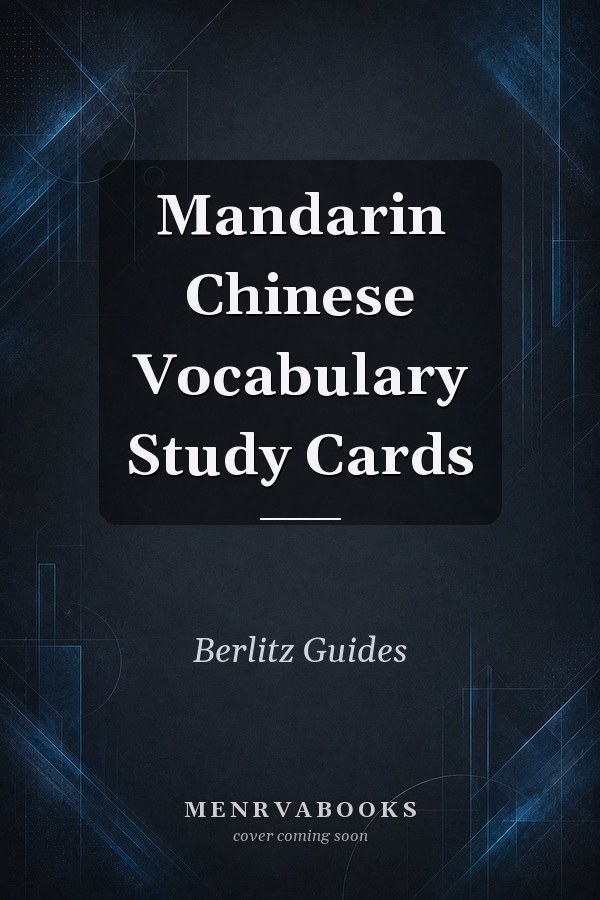 Mandarin Chinese Vocabulary Study Cards