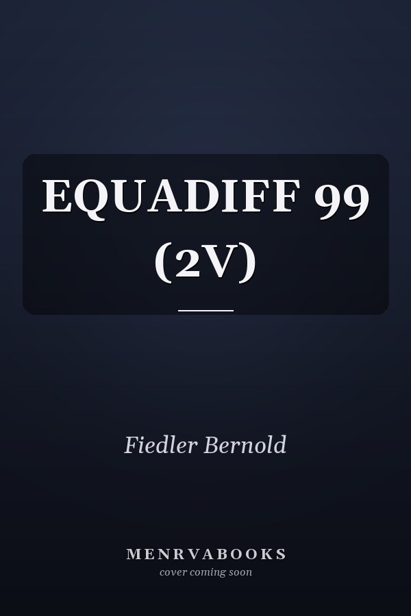 EQUADIFF 99 (2V)