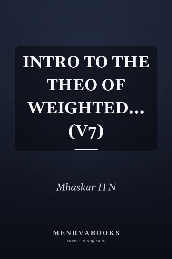 INTRO TO THE THEO OF WEIGHTED...    (V7)