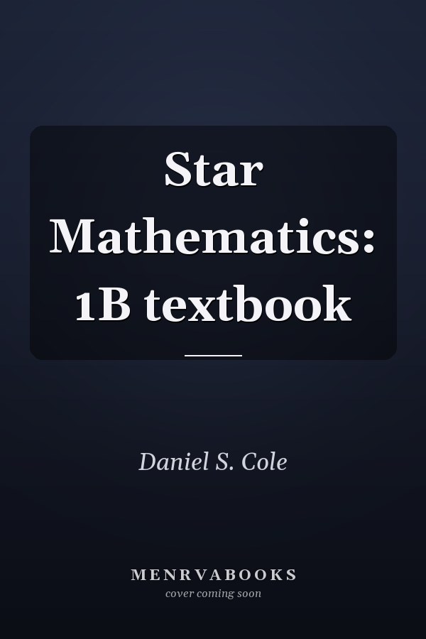 Star Mathematics: 1B textbook