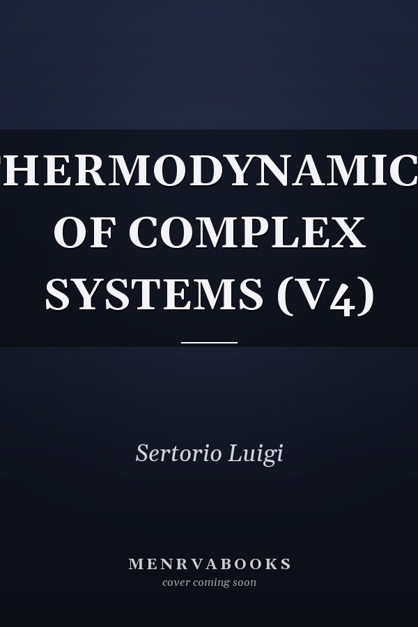 THERMODYNAMICS OF COMPLEX SYSTEMS   (V4)