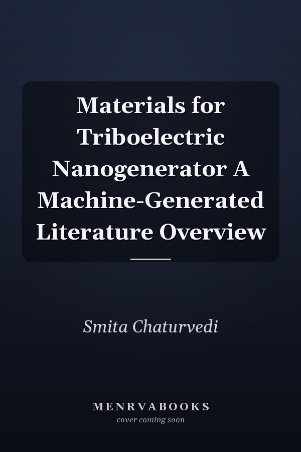 Materials for Triboelectric Nanogenerator A Machine-Generated Literature Overview