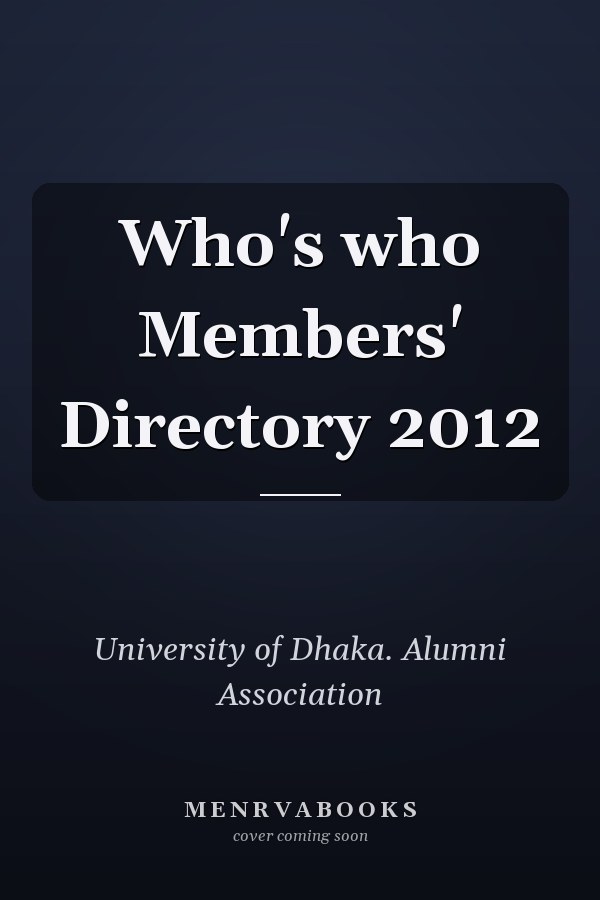 Who's who Members' Directory 2012