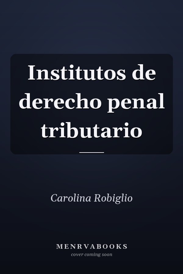 Institutos de derecho penal tributario