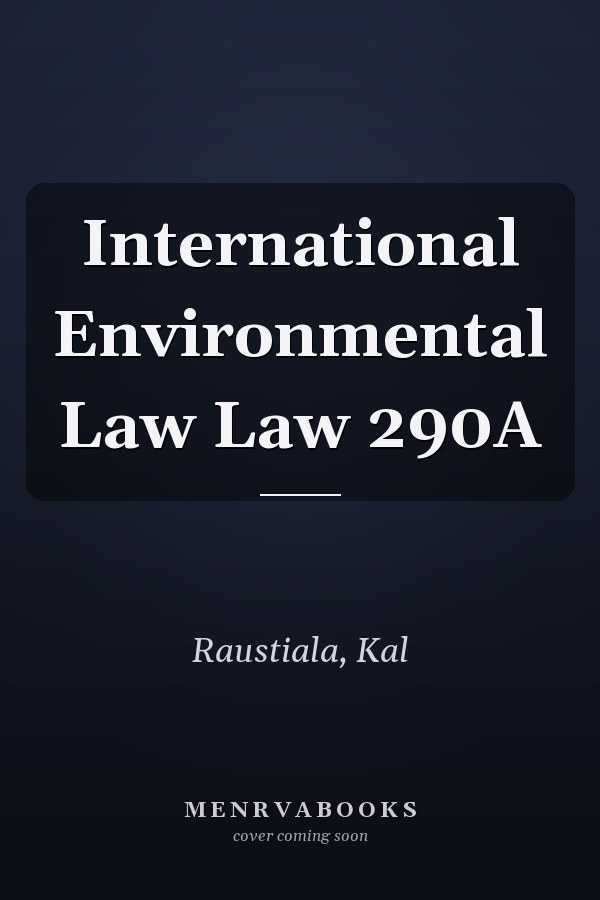 International Environmental Law Law 290A