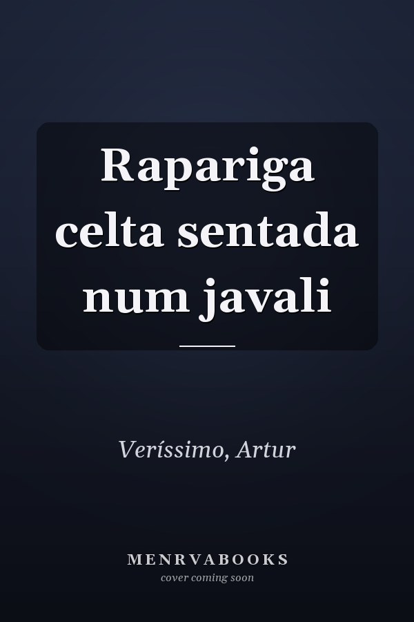 Rapariga celta sentada num javali