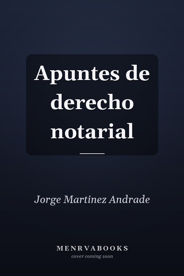 Apuntes de derecho notarial