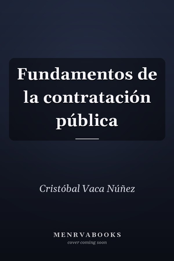 Fundamentos de la contratación pública
