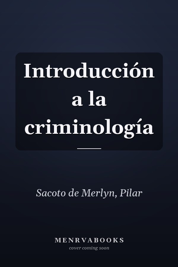 Introducción a la criminología