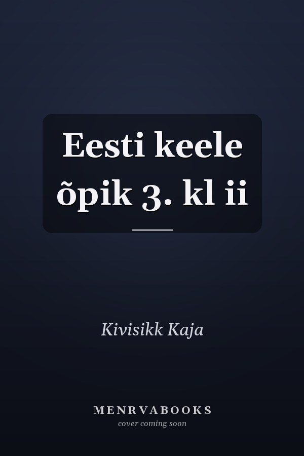 Eesti keele õpik 3. kl ii