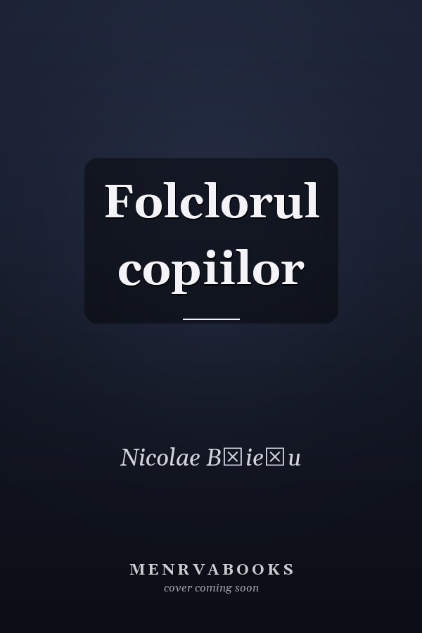 Folclorul copiilor