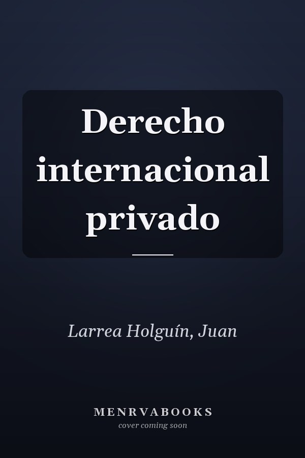 Derecho internacional privado