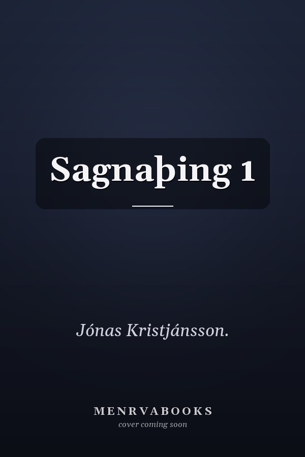 Sagnaþing 1