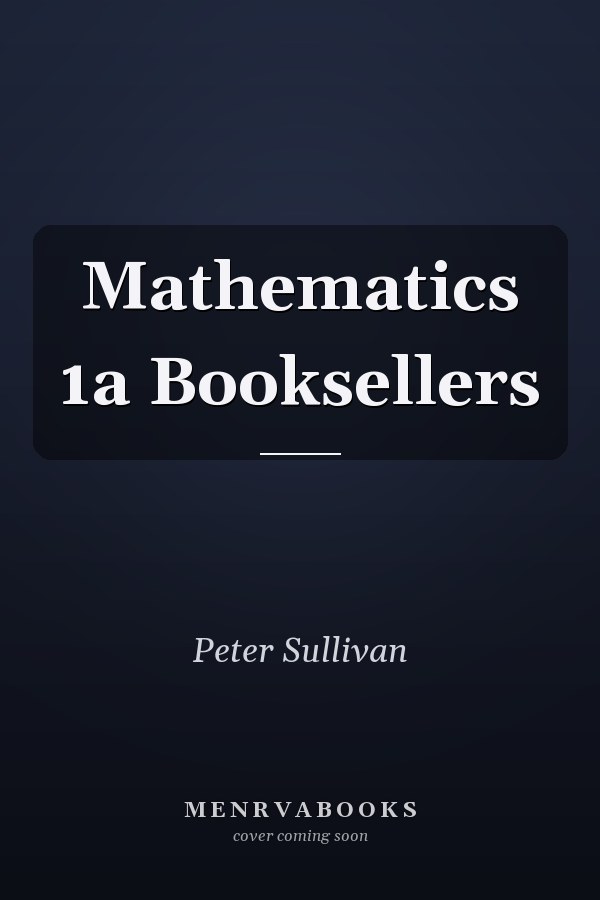 Mathematics 1a Booksellers