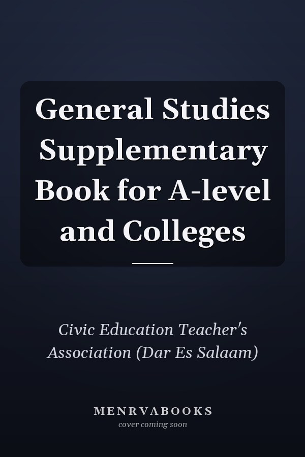 General Studies Supplementary Book for A-level and Colleges