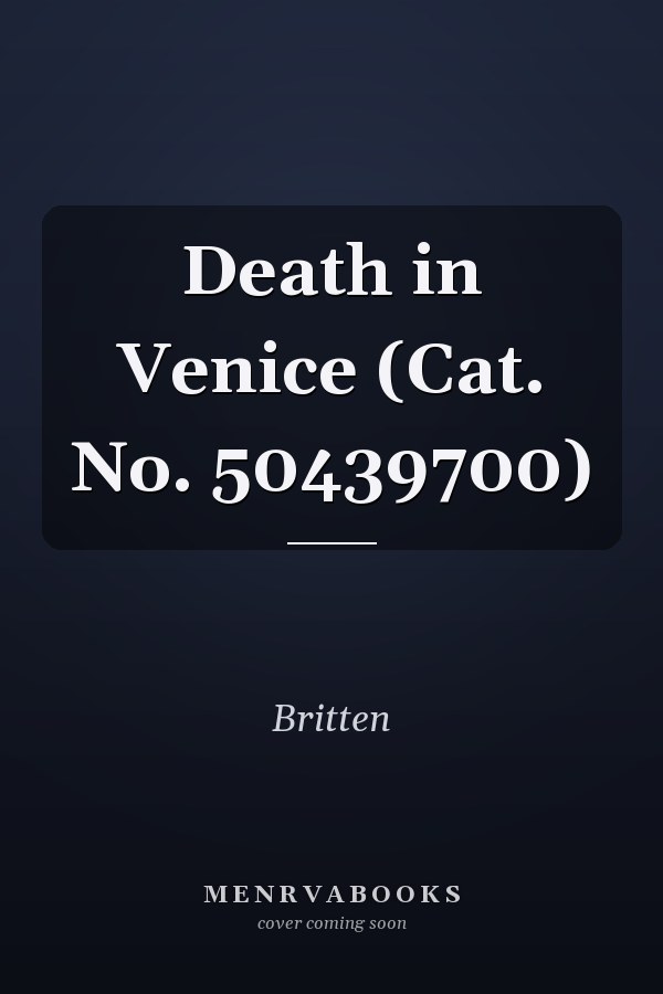Death in Venice (Cat. No. 50439700)