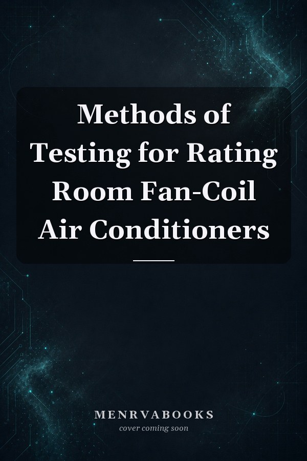 Methods of Testing for Rating Room Fan-Coil Air Conditioners