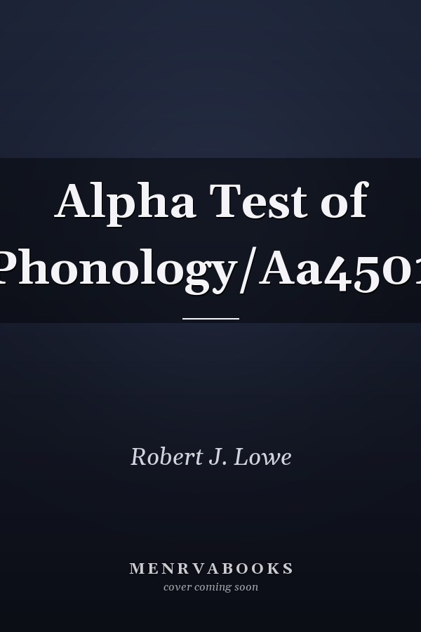 Alpha Test of Phonology/Aa4501