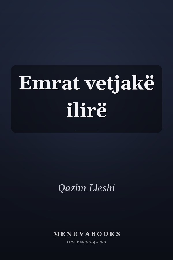 Emrat vetjakë ilirë