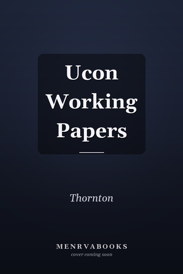 Ucon Working Papers