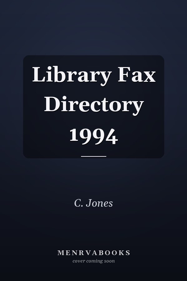 Library Fax Directory 1994