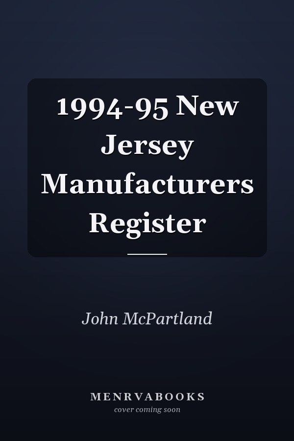 1994-95 New Jersey Manufacturers Register